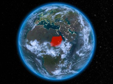 Dünya üzerinde gece sudan