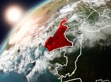 Kamerun Planet Earth günbatımı