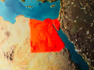 Yörünge görünümü Mısır