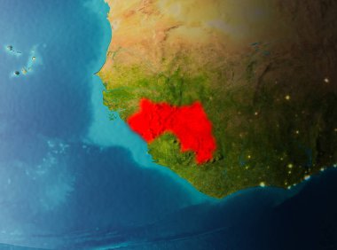 Yörünge görünümü, Gine