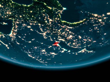 Gece boyunca dünya üzerinde Kuveyt