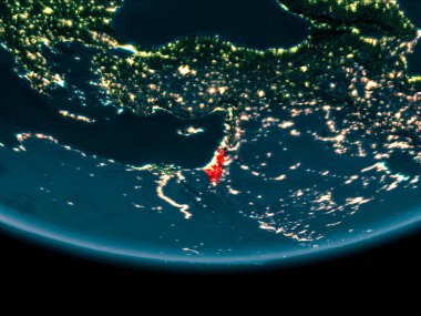 Gece boyunca İsrail dünya üzerindeki