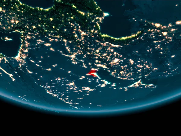 Gece boyunca dünya üzerinde Kuveyt