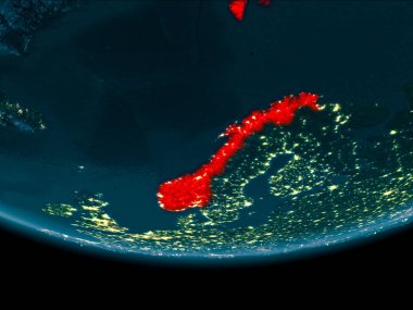 Gece boyunca yeryüzünde Norveç