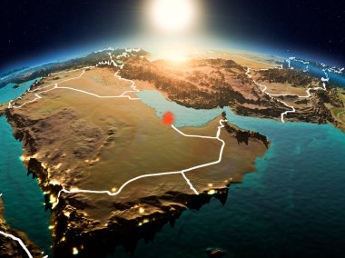 Sunrise yörüngeden Katar