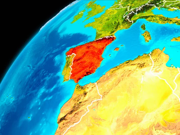 Spain from space