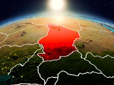 Chad yörüngeden Sunrise
