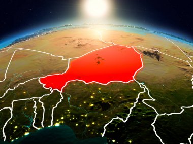 Sunrise yörüngeden Nijer