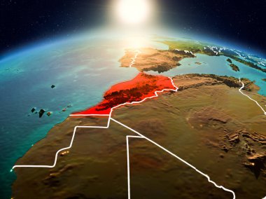 Sunrise yörüngeden Fas