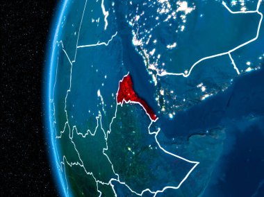 Eritre gece yeryüzünde