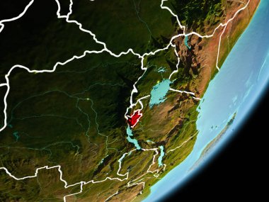 Burundi yörünge görünümü