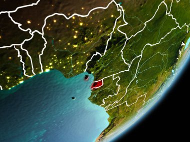 Ekvator Ginesi yörünge görünümü