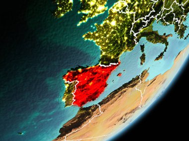 Yörünge görünümü, İspanya