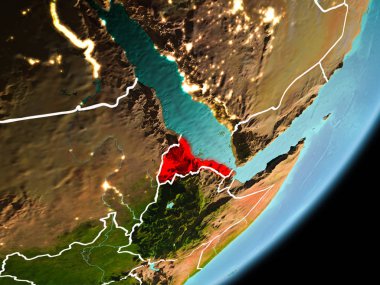 Yörünge görünümü Eritre