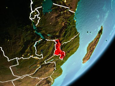 Malawi yörünge görünümü