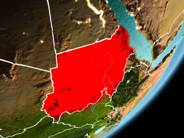 Sudan yörünge görünümü