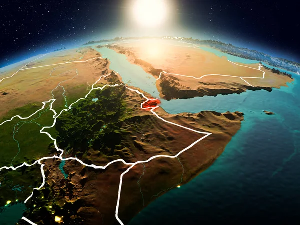 Sunrise yörüngeden Cibuti