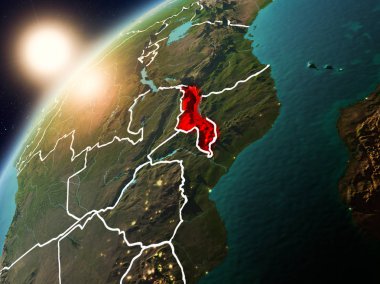 Malavi Planet Earth günbatımı