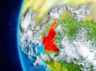Uzaydan yeryüzündeki Kamerun