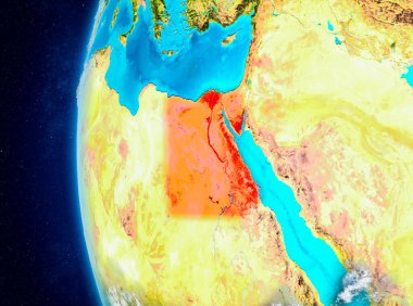 Uzaydan yeryüzündeki Mısır