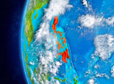 Uzaydan yeryüzündeki Filipinler