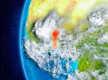 Benin uzaydan yeryüzündeki