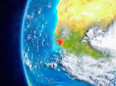Gine-Bissau uzaydan yeryüzündeki