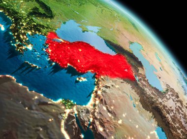 Türkiye'nin dünya üzerindeki sabah