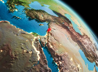 Lübnan dünya üzerindeki sabah