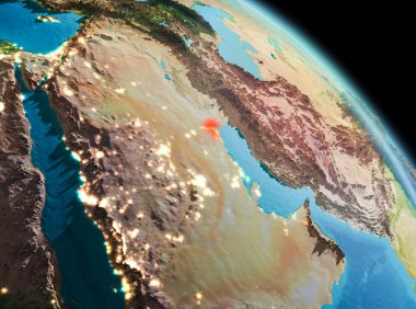 Kuveyt dünya üzerindeki sabah