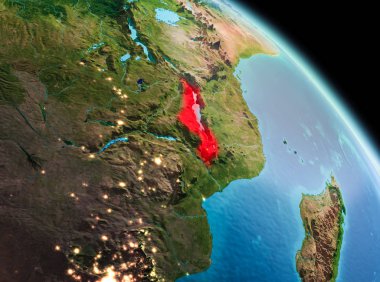 Malavi dünya üzerindeki sabah