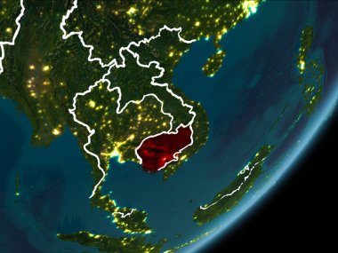 Gece Kamboçya Dünya