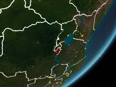 Burundi gece Dünya 'da