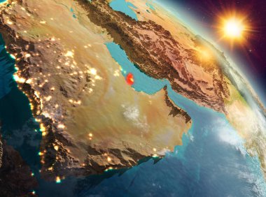 Sunrise yörüngeden Katar