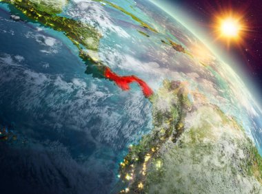 Sunrise yörüngeden Panama