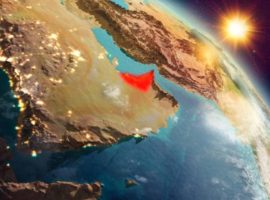 Birleşik Arap Emirlikleri yörüngeden Sunrise