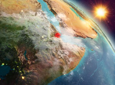 Sunrise yörüngeden Cibuti