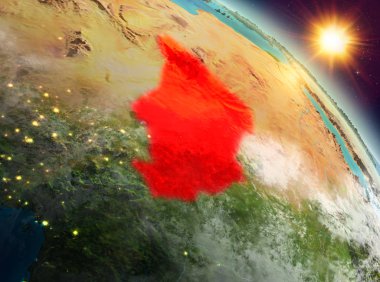 Chad yörüngeden Sunrise