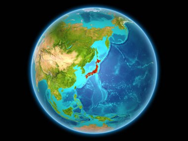 Dünya gezegeninde Japonya