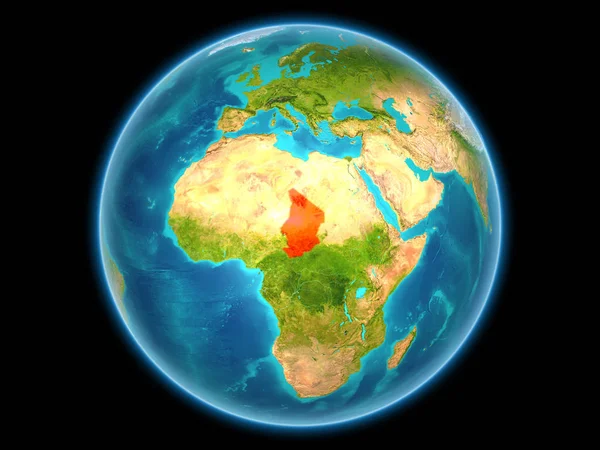 Τσαντ στον πλανήτη γη — Φωτογραφία Αρχείου