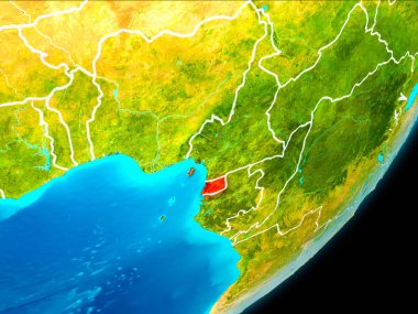 Ekvator Ginesi yörünge görünümü