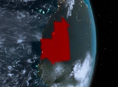 Gece boyunca yeryüzünde Moritanya