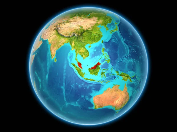 Malaysia på planeten jorden — Stockfoto