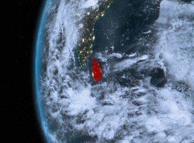 Sri Lanka kırmızı gece