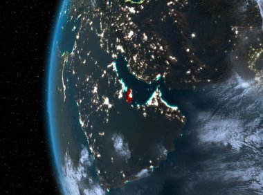 Kırmızı gece Katar