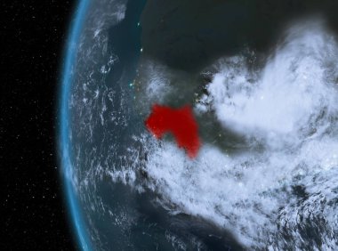 Gine kırmızı gece