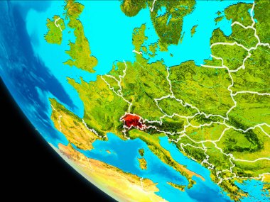 Uzaydan yeryüzündeki İsviçre