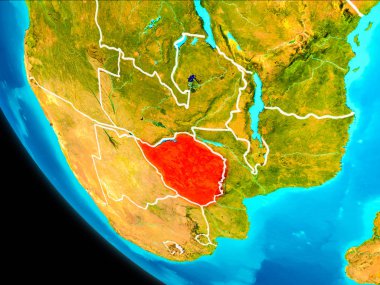 Uzaydan yeryüzündeki Zimbabve