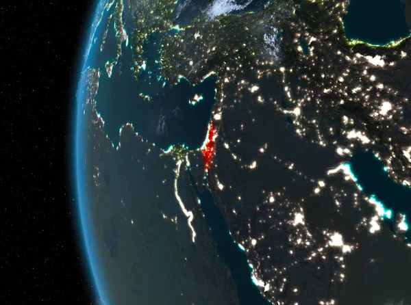 İsrail kırmızı gece