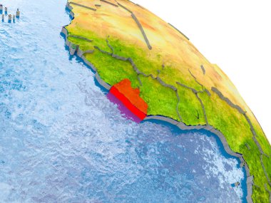 Dünya'nın kırmızı model Liberya'da